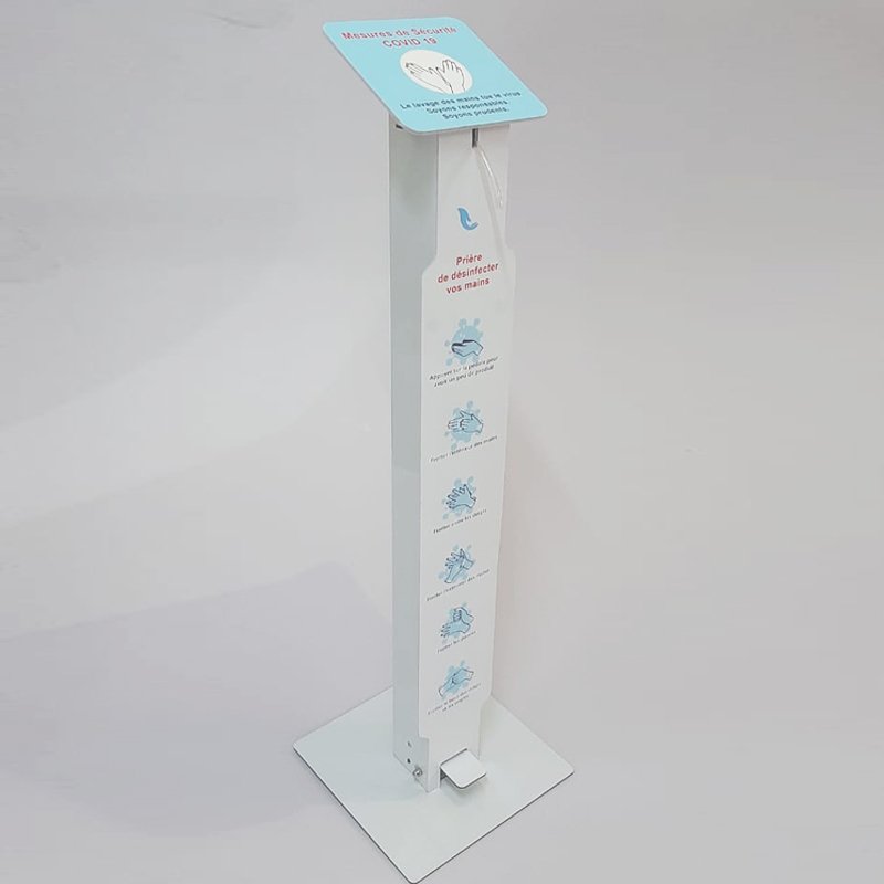 Distributeur de gel avec pédale